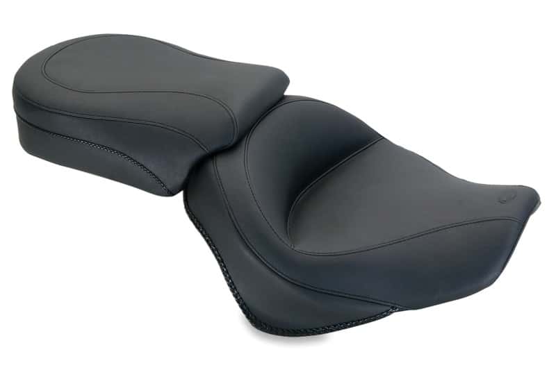 Mustang Motorcycle — Mustang 10-18 Triumph Thunderbird, Thunderbird Storm Std. Touring 2PC Seat - Black - view 1
