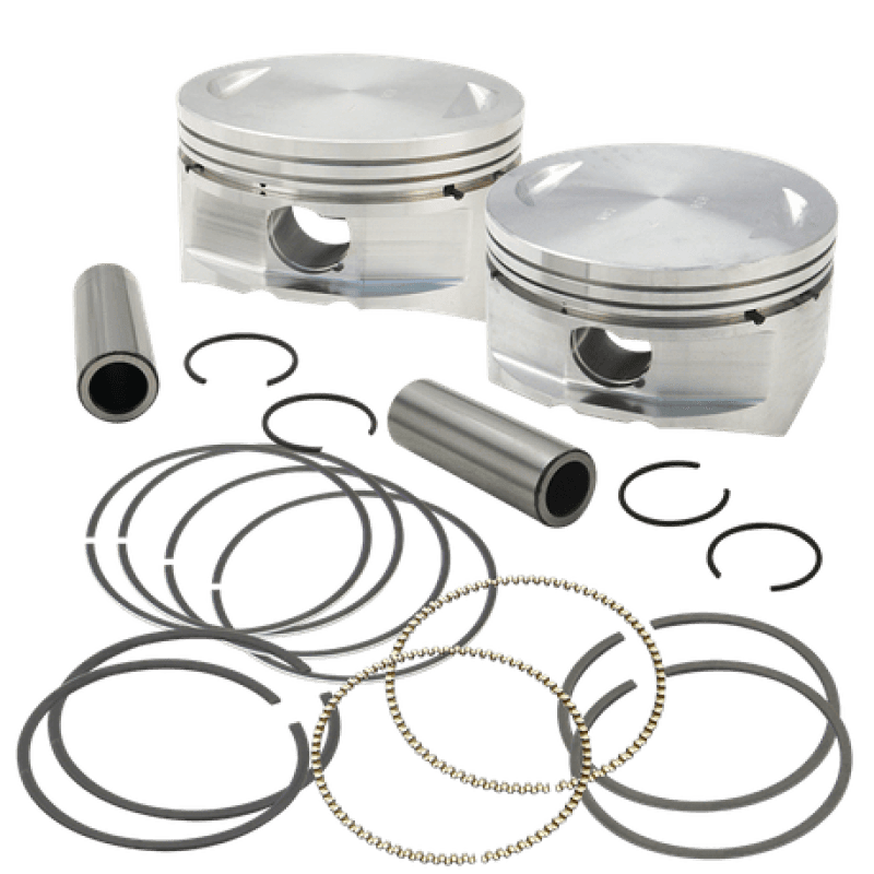 S&S Cycle — S&S Cycle 2007+ BT 3.927in +.010in Bore 106in Big Bore Forged Pistons - view 2