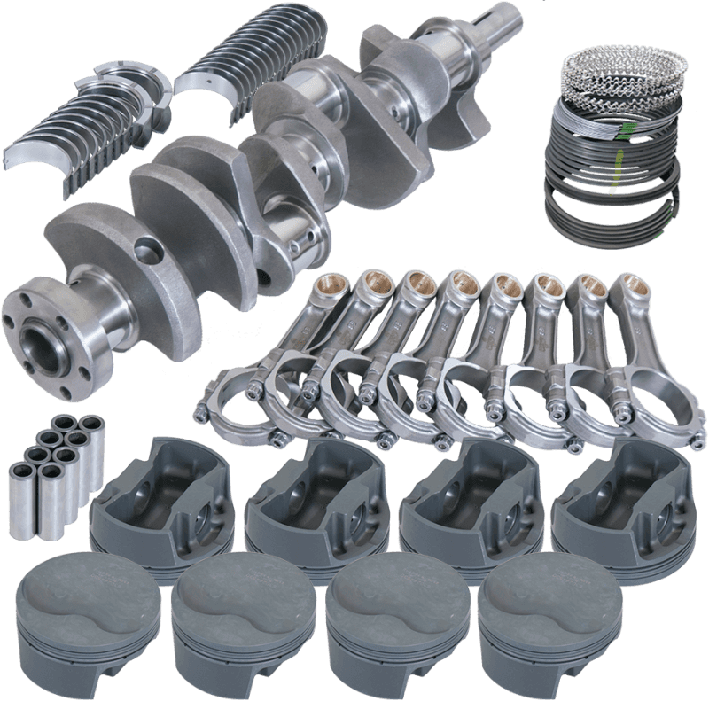 Eagle — Eagle Ford 289/302 3.250in Crank 5.400in I-Beam Rods -6cc Flat Top 4.125in Pistons Rotating Assembly
Street & Strip Assy - view 1