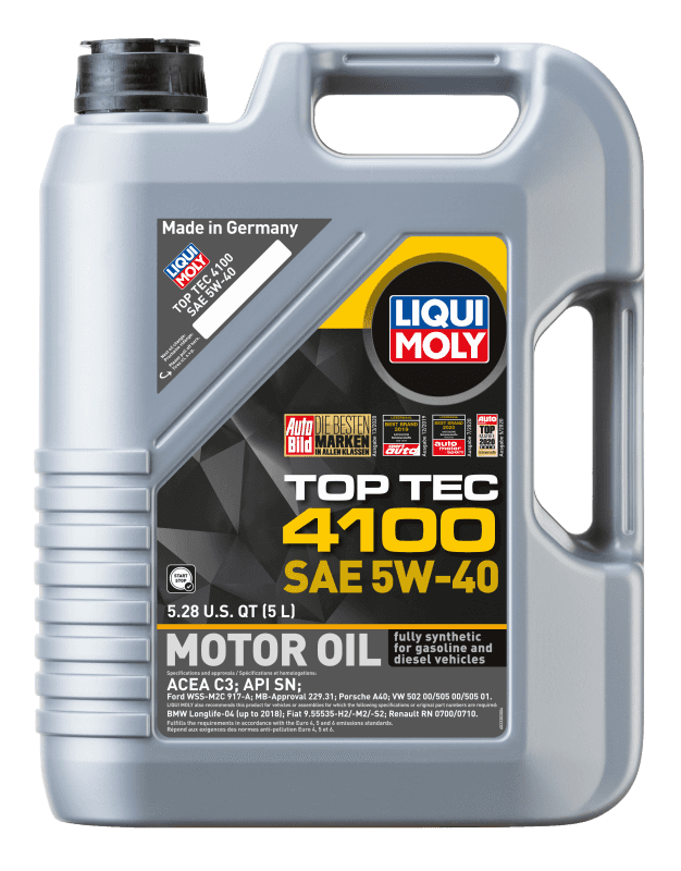 LIQUI MOLY — LIQUI MOLY 5L Top Tec 4100 Motor Oil SAE 5W40 - view 2
