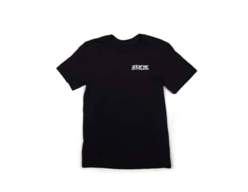 Zone Offroad — Zone Offroad Black Premium Cotton T-Shirt - Green Logo - XL - view 2