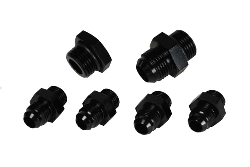 Aeromotive — Aeromotive A4 Regulator Fitting Kit (for two (2) carbs) (4) AN-06/(1) AN-10/(1) AN-10 Plug)
Fitting - view 6
