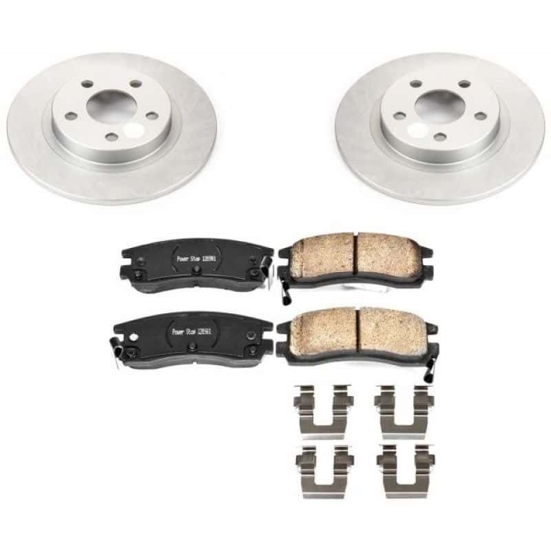 PowerStop — Power Stop 03-05 Buick Park Avenue Rear Z17 Evolution Geomet Coated Brake Kit - view 1