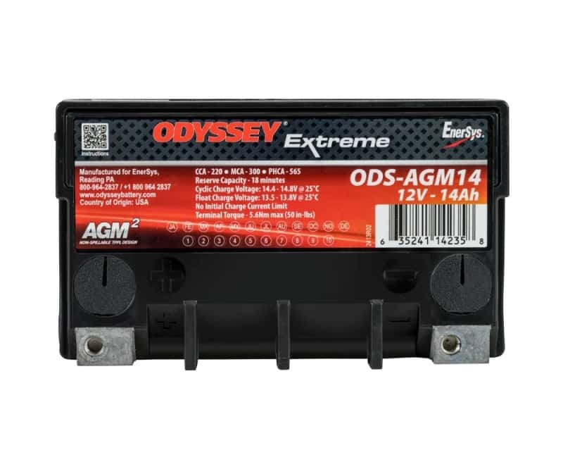 Odyssey Battery — Odyssey Battery Powersport Extreme AGM Battery
Odyssey ODS-AGM14 - view 3