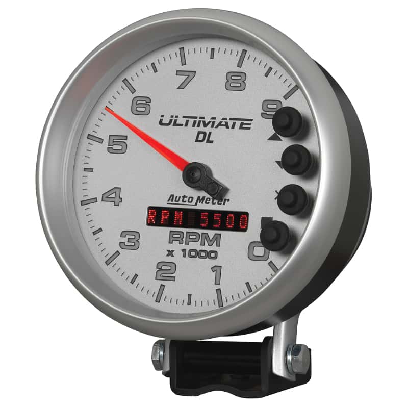 AutoMeter — AutoMeter Gauge Tach 5in. 9K RPM Pedestal Datalogging Ultimate Dl Playback Silver
5" ULTIMATE DL, 9,00 - view 8