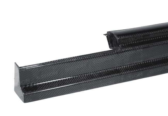 Seibon — Seibon 09-10 Nissan 370Z NS Carbon Fiber Side Skirts - view 8
