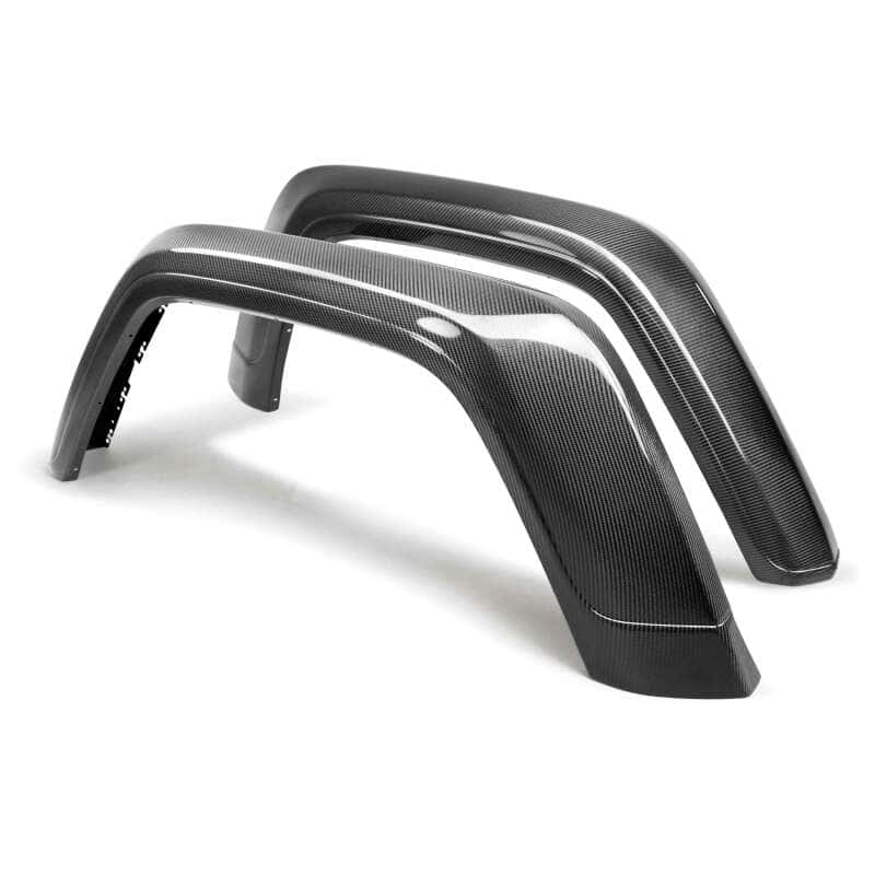 Anderson Composites — Anderson Composites 20-23 Jeep Gladiator (JT) Carbon Fiber Rear Fender Flares (Pair) - view 2