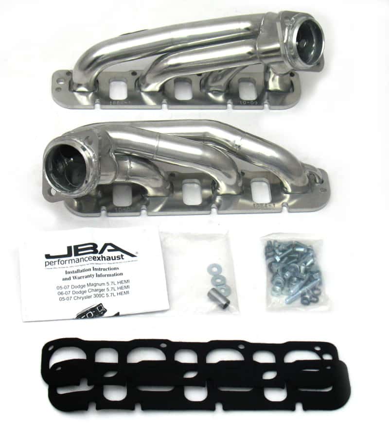 JBA — JBA 09-20 Chrysler 5.7L HEMI 1-3/4in Primary Silver Ctd Cat4Ward Header
Exhaust Header - view 1