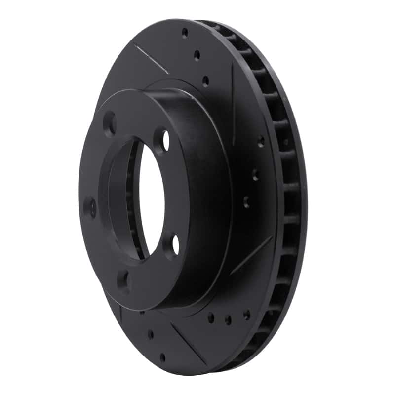 R1 Concepts — R1 76-93 Ford F-150 4WD Front Right Drilled & Slotted Black Brake Rotor
R1 Brake Rotor Drill - view 2