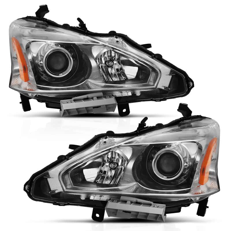 ANZO — ANZO 2013-2015 Nissan Altima Projector Headlight Chrome Amber
Head Light Set
HdLtSet - view 4