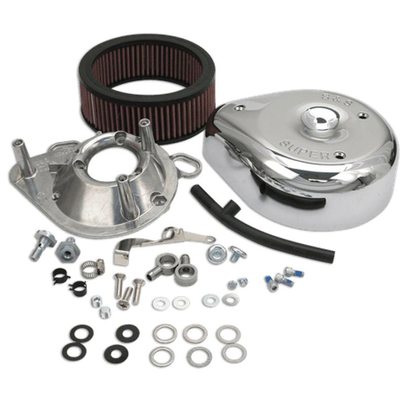S&S Cycle — S&S Cycle 99-06 BT Teardrop Air Cleaner Kit for Super E/G Carb - view 2