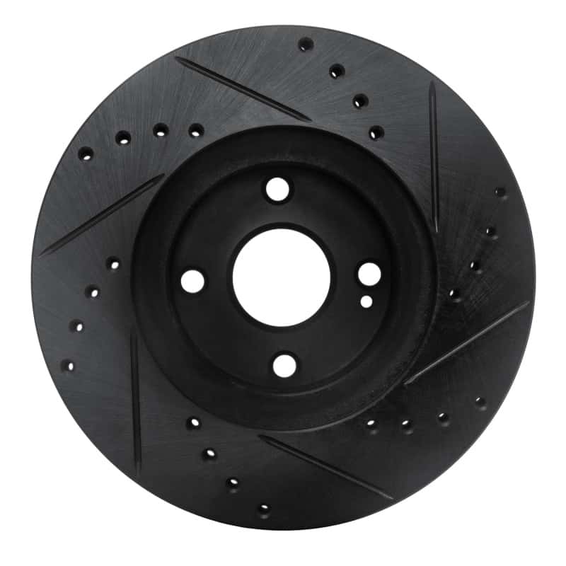 R1 Concepts — R1 01-05 Mazda Miata Front Left Drilled & Slotted Black Brake Rotor
R1 Brake Rotor Drill - view 5