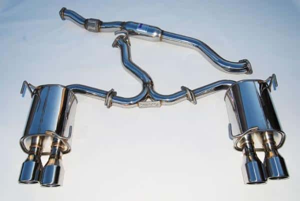 Invidia — Invidia 11+ STI/WRX Sedan Only 76mm Q300 Stainless Steel Tip Cat-back Exhaust - view 1