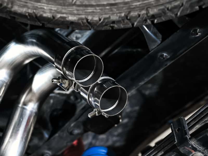 AWE Tuning — AWE 16-22 Toyota Tacoma 0FG Catback Exhaust w/ BashGuard - Dual Diamond Black Tips
0FG Catback - view 13