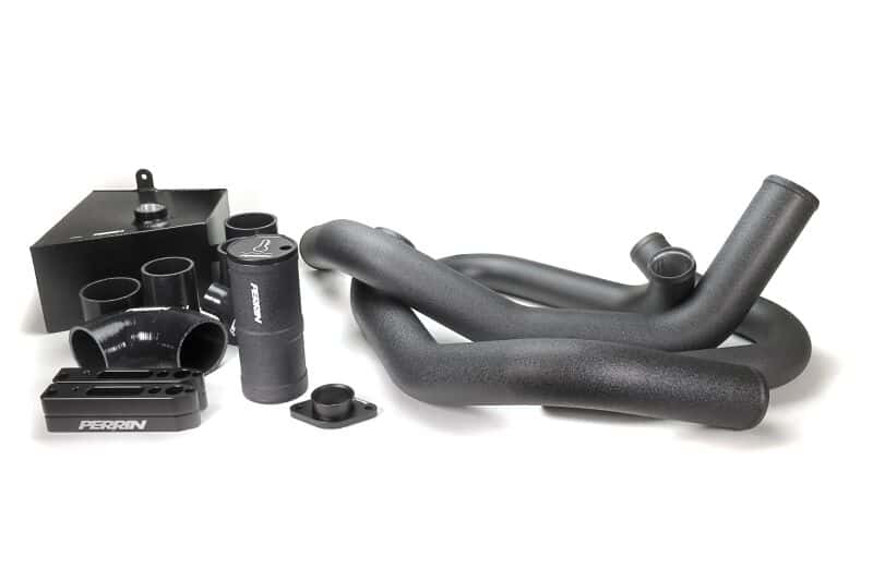 Perrin Performance — PERRIN 15-21 Subaru WRX Front Mount Intercooler Boost Tube Kit - Black - view 3