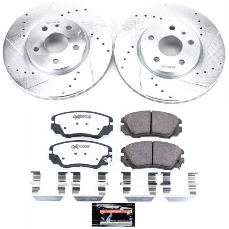 PowerStop — Power Stop 2010 Buick Allure Front Z26 Street Warrior Brake Kit - view 1