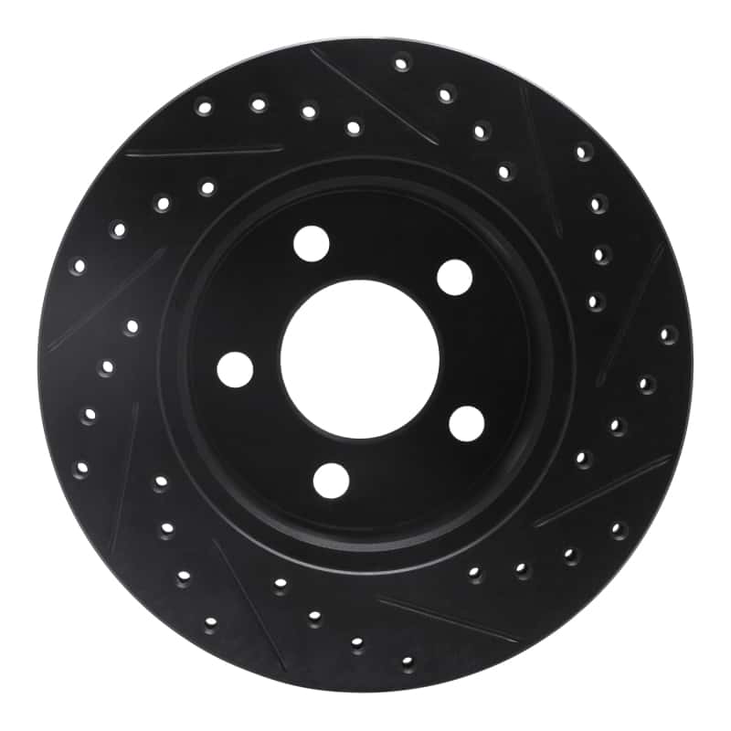 R1 Concepts — R1 90-99 Jeep Cherokee Front Left Drilled & Slotted Black Brake Rotor
R1 Brake Rotor Drill - view 5