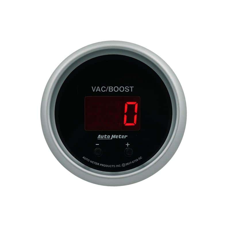 AutoMeter — Autometer 52.4mm Black Switchable 0-1600 PSI / 0-110 BAR Vacuum/Boost Sport-Comp Elite Digital Gauge - view 2