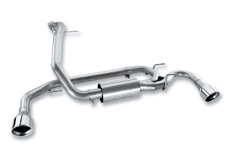 Borla — Borla 10-13 Mazda 3/Mazdaspeed 3 2.5L/2.3L Turbo FEW MT Hatchback SS Exhaust (rear section only)
Axle-Back System
ExhstSysKt - view 2