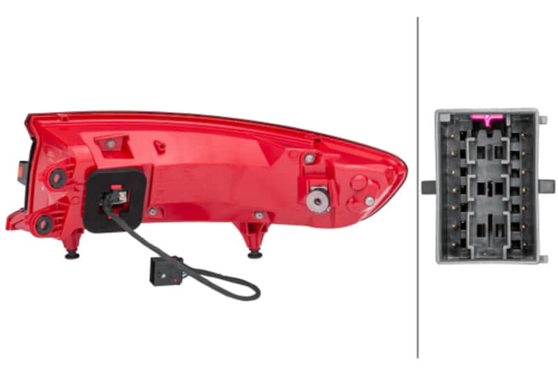 Hella — Hella 2015-2018 Porsche Macan Left Outer Tail Light
Tail Lamp Assy - view 4