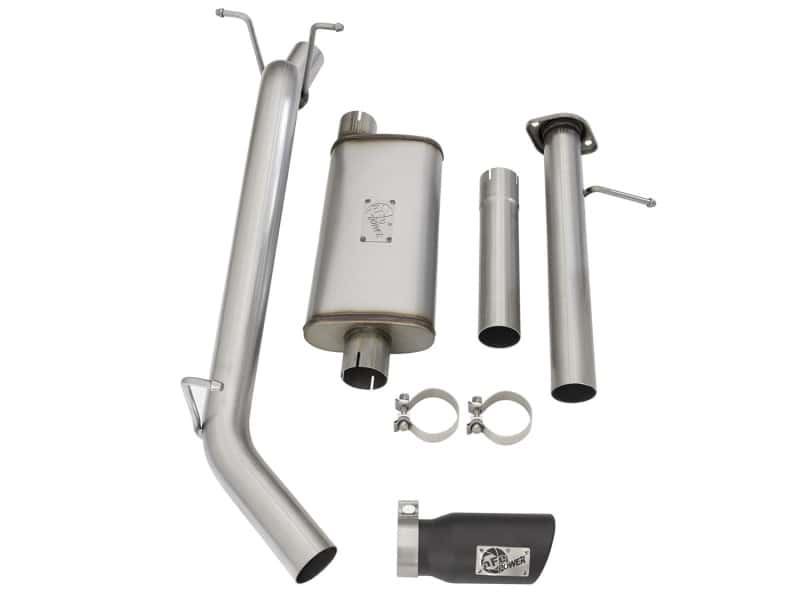 aFe — aFe Mach Force-XP Exhaust 3in CB SS 15-17 GM Colorado/Canyon 2.5L/3.6L Side Exit w/ Black Tip
Cat-Back Exhaust - view 7