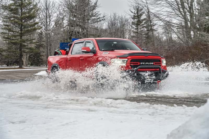 Husky Liners — Husky Liners 19-25 RAM 1500 Excl. Rebel/TRX Models Aeroskin II Low Profile - Tex. Black
Hood Shields - view 5