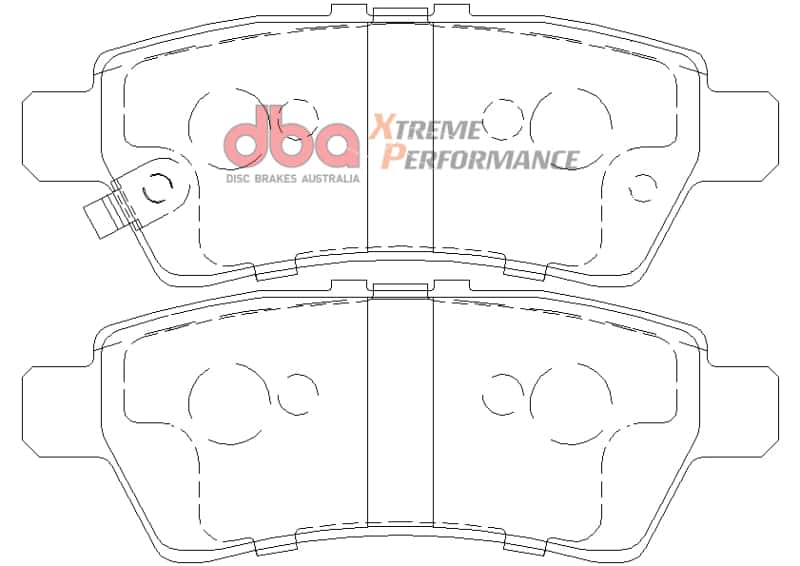 DBA — DBA 04-12 Nissan Pathfinder 4.0L XP Performance Rear Brake Pads
Brake Pad - view 1
