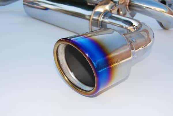 Invidia — Invidia 02-08 Nissan 350z Gemini Rolled Titanium Tip Cat-back Exhaust - view 3