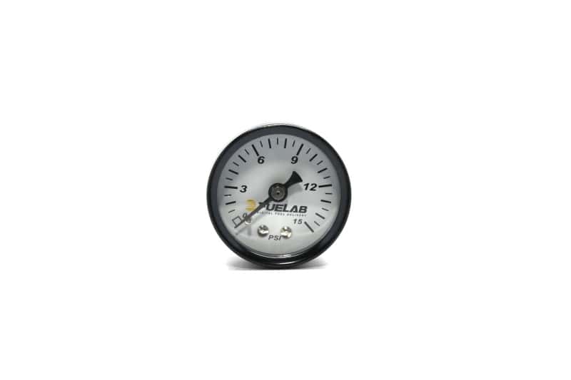 Fuelab — Fuelab 1.5in Carb Fuel Pressure Gauge - Range 0-15 PSI
Gauge - view 1
