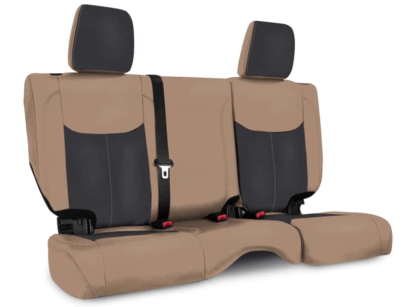 PRP Seats — PRP 13-18 Jeep Wrangler JK Rear Seat Cover/2 door - Black/Tan
Seat Covers - view 1