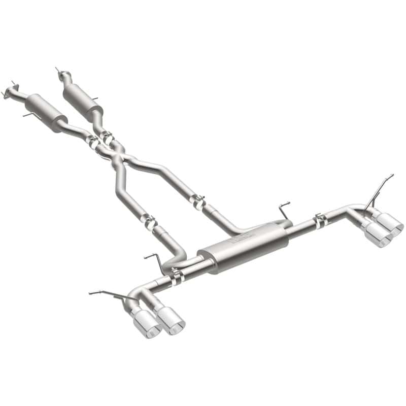 Magnaflow — MagnaFlow Cat Back, SS, 2.5in, Quad Split Polish 4in tip 14-15 Jeep Grand Cherokee 3.6L/5.7L V6/V8
Cat-Back - view 30