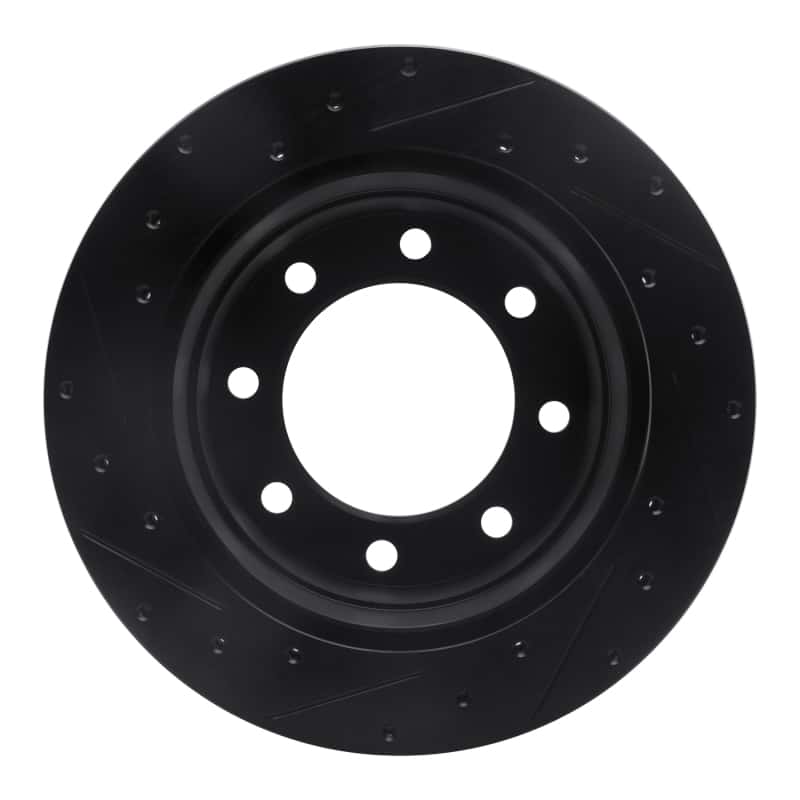 R1 Concepts — R1 01-10 Chevrolet Express 3500 Rear Right Drilled & Slotted Black Brake Rotor
R1 Brake Rotor Drill - view 5