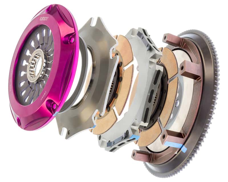 Exedy — Exedy 1996-2006 Mitsubishi Lancer Evolution L4 Hyper Twin Cerametallic Clutch Sprung
Hyper Multi Series
Clutch Kit - view 2