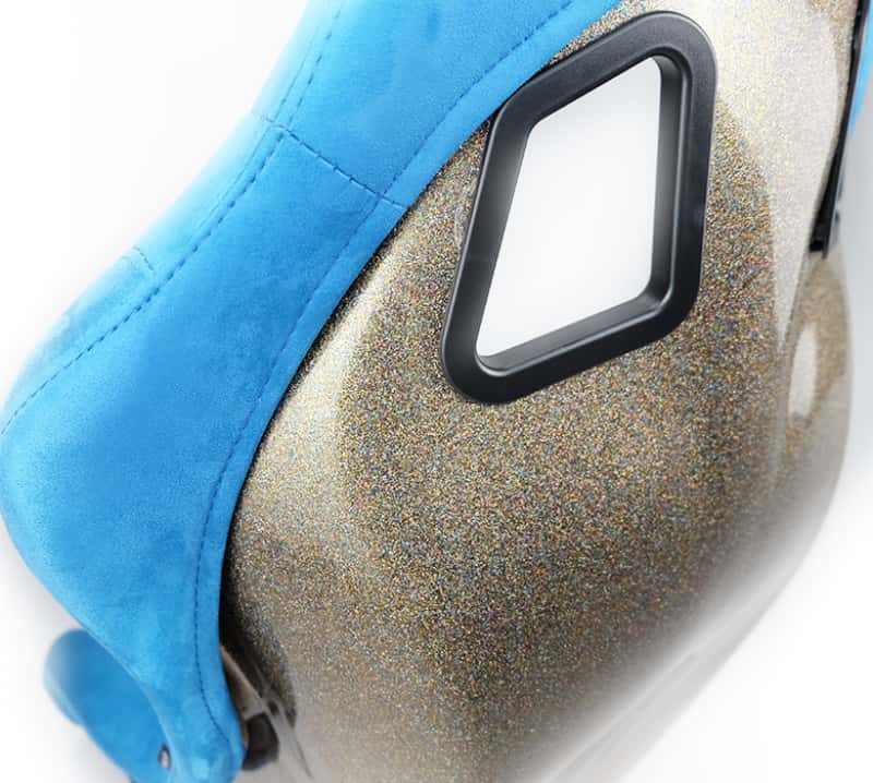 NRG — NRG FRP Bucket Seat ULTRA Edition - Medium (Blue Alcantara/Pearlized Back) - view 10