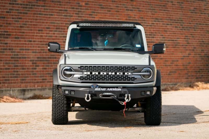 Road Armor — Road Armor 2021+ Ford Bronco Stealth Front Winch Bumper - Tex Blk - view 2