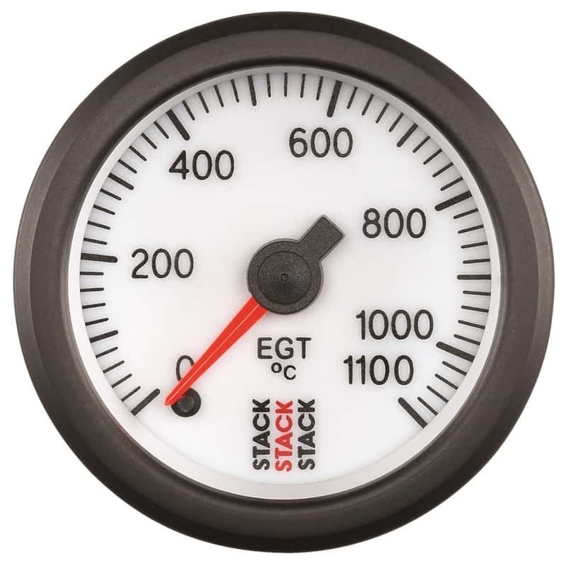 AutoMeter — Autometer Stack 52mm 0-1100 Deg C Pro Stepper Motor Exhaust Gas Temp Gauge - White
Ga EGT Stpr W 1100C - view 1