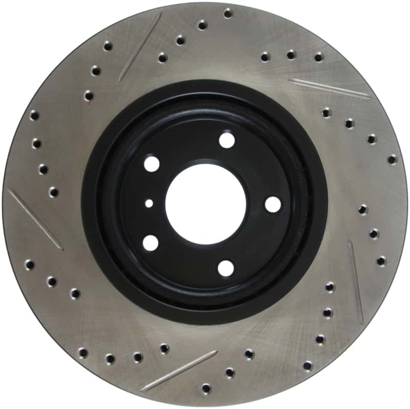 Stoptech — StopTech 06-07 350Z / 05-07 G35 exp Sport/ 06-07 G35X SportStop Slotted & Drilled Front Left Rotor
Disc Brake Rotor
Slot/Drill Rotor - view 5