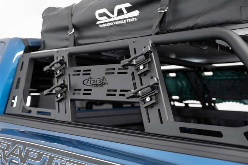 Addictive Desert Designs — Addictive Desert Designs 2015+ Ford F-150 Overlander Chase Rack w/ 3rd Brake Light - Hammer Black
Truck Bed Rack
Bed Rack - view 6