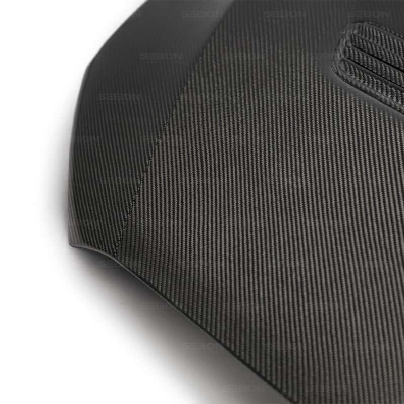 Seibon — Seibon 08-12 Mitsubishi Evo X OEM style Carbon Fiber Hood - view 10