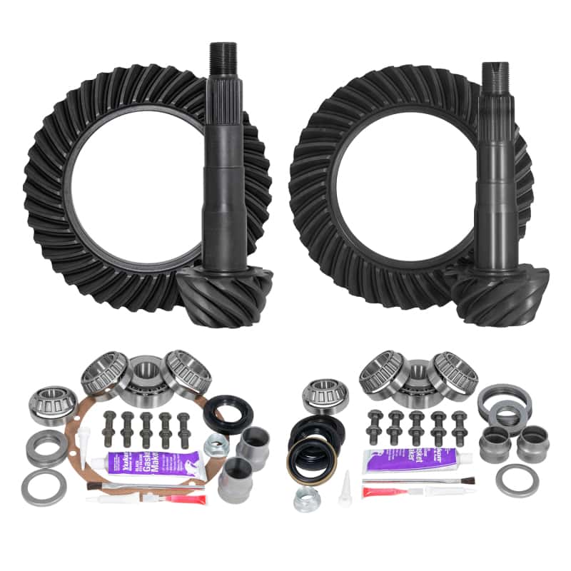 Yukon Gear & Axle — Yukon Gear Ring & Pinion Gear Kit Front & Rear for Toyota 8/8IFS Diff (A/T w/o E-Locker) 4.30 Ratio
Gear Kit Package - view 1