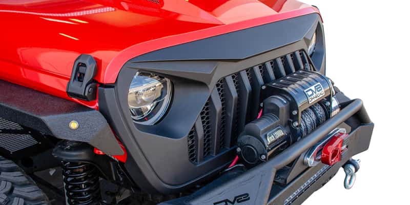 DV8 Offroad — DV8 Offroad 2018+ Jeep JL/ Gladiator Angry Grill - view 11