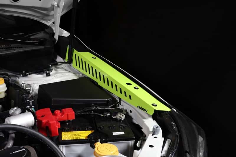 Perrin Performance — PERRIN 22-25 Subaru WRX Fender Shroud Set - Neon Yellow - view 5