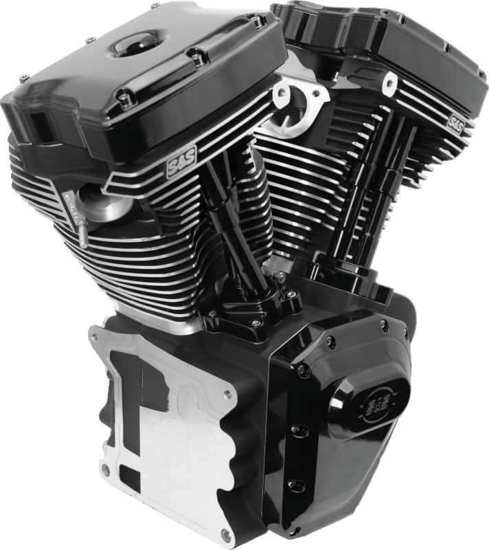 S&S Cycle — S&S Cycle 07-16 Touring Models T124 Black Edition Longblock Engine - 640 GE Cams - view 3