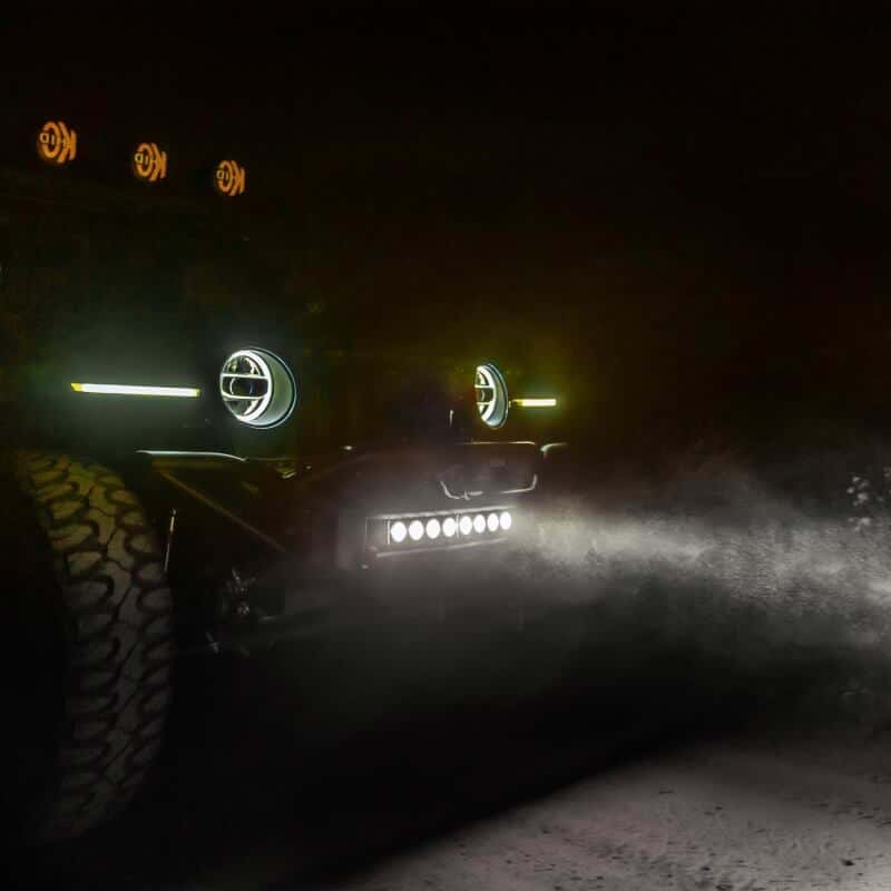 KC HiLiTES — KC HiLiTES FLEX ERA LED Light Bar 10in. Light Shield - Clear (SHIELD ONLY) - view 7