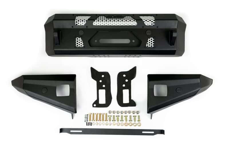 DV8 Offroad — DV8 Offroad 2021+ Ford Bronco Front Bumper Winch Capable w/ Optional Bull Bar/Aux Light Opening - view 5