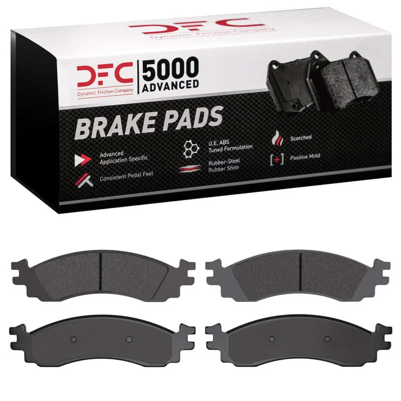 DFC — DFC 10-12 Ford Taurus SHO Front 5000 Advanced Low Metallic Brake Pads
DFC Brake Pad Set - view 4