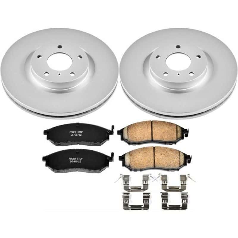 PowerStop — Power Stop 08-12 Infiniti EX35 Front Z17 Evolution Geomet Coated Brake Kit - view 1