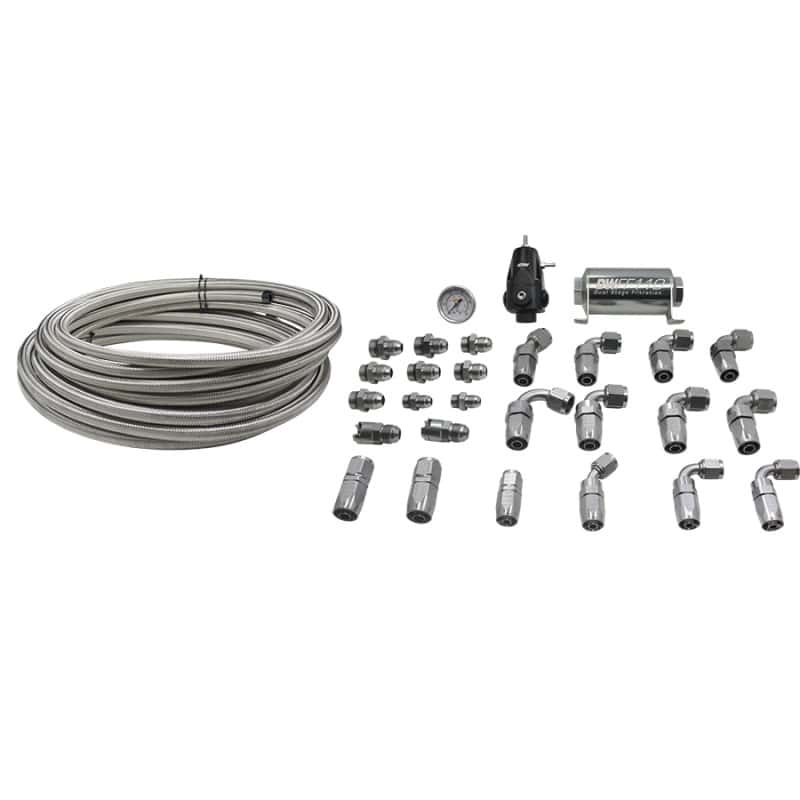 DeatschWerks — DeatschWerks 2006+ Hemi X2 Series Pump Module -8AN Feed w/ -6AN Return PTFE Plumbing Kit
Modules - view 1