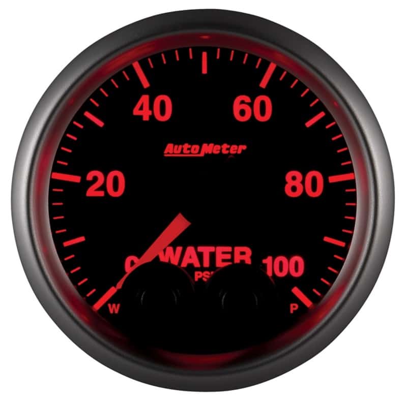 AutoMeter — AutoMeter Gauge Water Press 2-1/16in. 100PSI Stepper Motor W/Peak & Warn Elite
GA 2" WTRP 100PSI EL - view 15