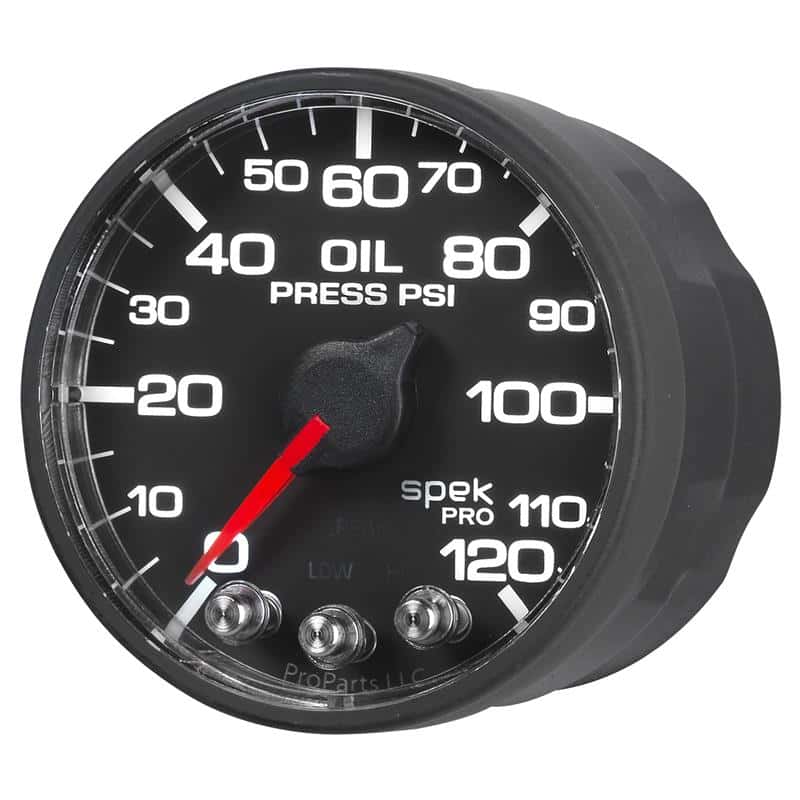 AutoMeter — Autometer Spek-Pro 52.4mm 0-120 PSI Digital Stepper Motor Oil Pressure Gauge
GA 2" OILP BFB SPEK - view 3